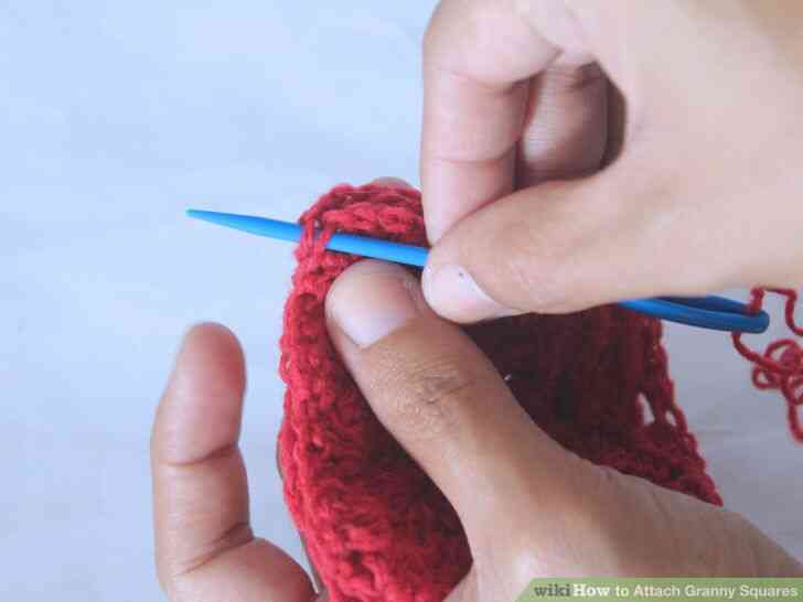 Image intitulée Joindre Carrés Granny Étape 19